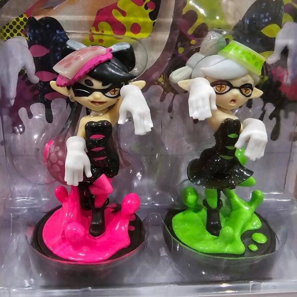 New Nintendo Amiboo Splatoon Callie and Marie 2 Pack Squid Sisters Wii U - Picture 5 of 6